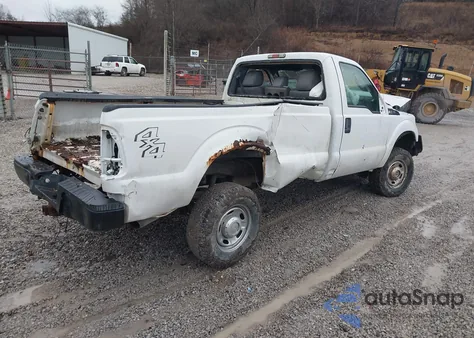 2016 Ford F-250 Xl из США, поврежденный, VIN 1FTBF2B68GEB54649